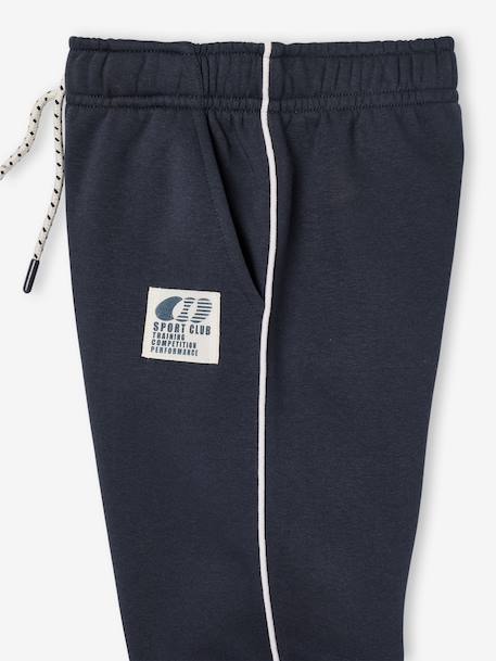 Jogging trousers for boys bordeaux red+slate grey 