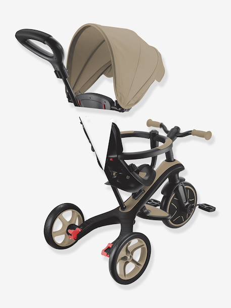 4-in-2 adjustable tricycle Explorer V3 by GLOBBER beige+blue+green+rose 