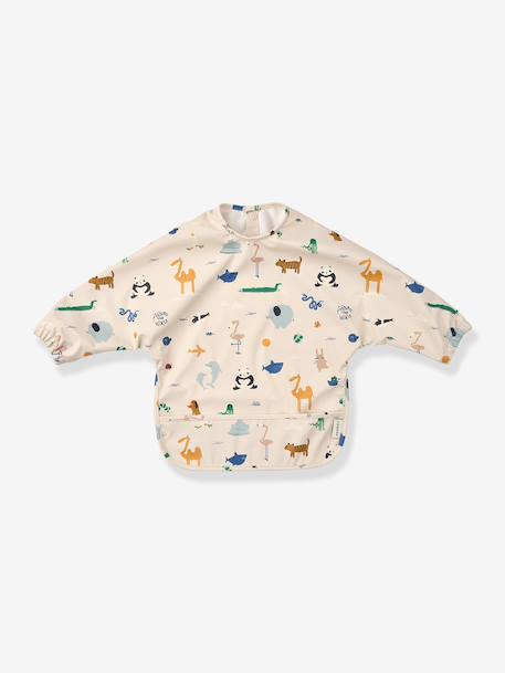 Sleeved bib Merle - LIEWOOD blush+ecru+pale pink+printed yellow+rose+white+yellow 