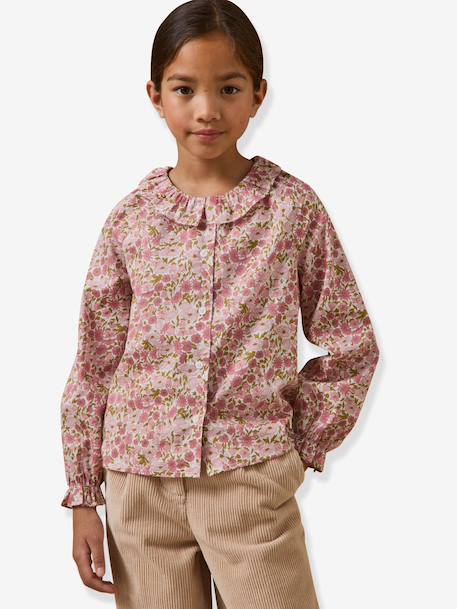 Poppy blouse by CYRILLUS rose 