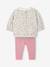 2-piece sweatshirt and trousers set for baby ecru 
