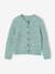 Loose-Fitting Soft Knit Cardigan for Girls marl grey+mint green+petrol blue+purple clover+rose 