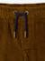 Wide-leg corduroy trousers for boys cappuccino+lichen 