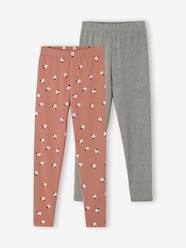 -Pack of 2 Basics Leggings for Girls
