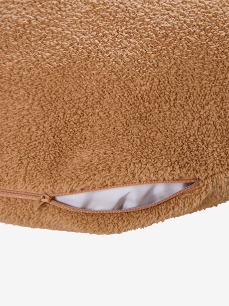 Sherpa bear floor cushion beige 