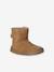 Baby first walking leather boots brown 