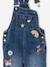 Wide-Leg Denim Dungarees for Girls black denim+denim grey+medium blue+stone 