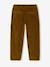 Wide-leg corduroy trousers for boys cappuccino+lichen 