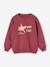 Sweatshirt and leggings set for girls purple clover 