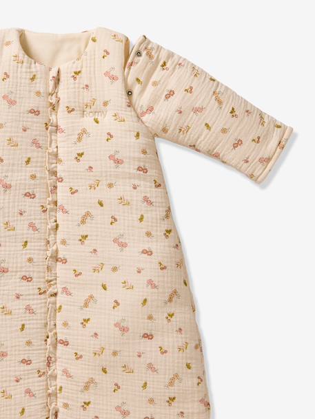 Cocotte cotton muslin baby sleep bag ecru 