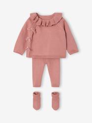 Baby-Knitted baby set for baby girls