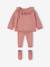 Knitted baby set for baby girls blush 