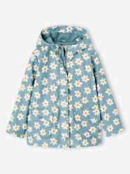 Girls-Printed hooded raincoat for girls 
