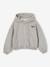 Zip-up sweatshirt tracksuit set for girls marl grey 