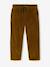 Wide-leg corduroy trousers for boys cappuccino+lichen 