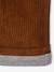 Wide-leg corduroy trousers for boys cappuccino+lichen 