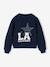 Sports outfit set for girls navy blue 
