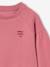 Dual Fabric Dress for Girls anthracite+ecru+mauve+sage green 
