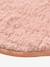 Soft cloud-shaped kids' rug ecru+rosy+sage green 
