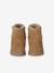 Baby first walking leather boots brown 