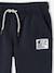 Jogging trousers for boys bordeaux red+slate grey 
