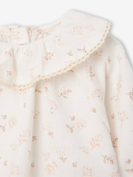 Newborn long-sleeved blouse ecru 