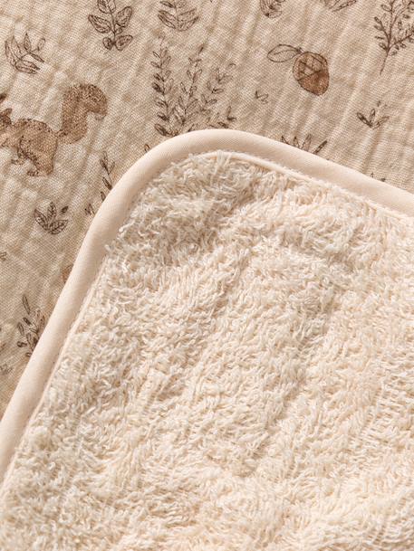 Nutty cotton gauze changing mat twine 