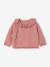 Knitted baby set for baby girls blush 
