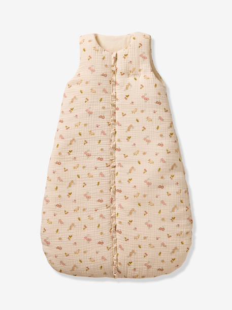 Cocotte cotton muslin baby sleep bag ecru 