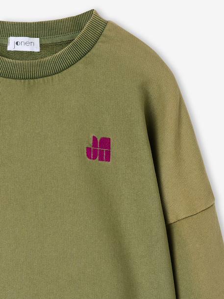 Sweatshirt for girls olive 