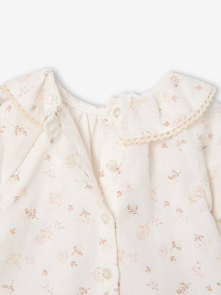 Newborn long-sleeved blouse ecru 