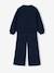 Sports outfit set for girls navy blue 