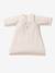 Velour baby sleep bag with removable sleeves marl beige 