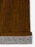 Wide-leg corduroy trousers for boys cappuccino+lichen 