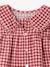 Printed velvet baby blouse rose+vanilla 