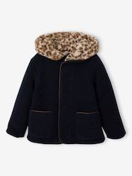 Girls-Coats & Jackets-Hooded coat for girls