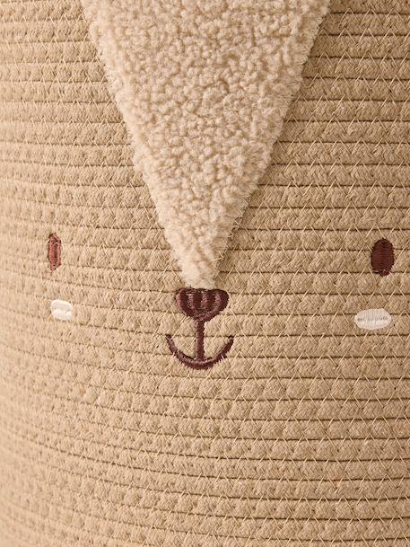 Squirrel cotton rope basket mocha 
