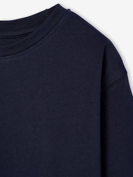 Pack of 3 long-sleeved T-shirts for boys green+royal blue 
