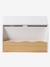 Wavy wooden storage chest wood 