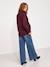 Maternity and nursing shirt plum 