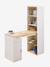 Desk with bookshelf SOREN white 