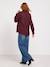 Maternity and nursing shirt plum 