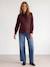 Maternity and nursing shirt plum 
