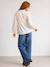 Maternity and nursing blouse ecru 