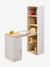 Desk with bookshelf SOREN white 