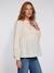 Maternity and nursing blouse ecru 