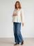 Maternity and nursing blouse ecru 