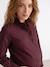 Maternity and nursing shirt plum 