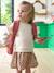 Long-sleeved dress for baby girls vanilla 