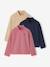 Pack of 3 High Neck Tops for Girls, BASICS dusky pink+mauve 